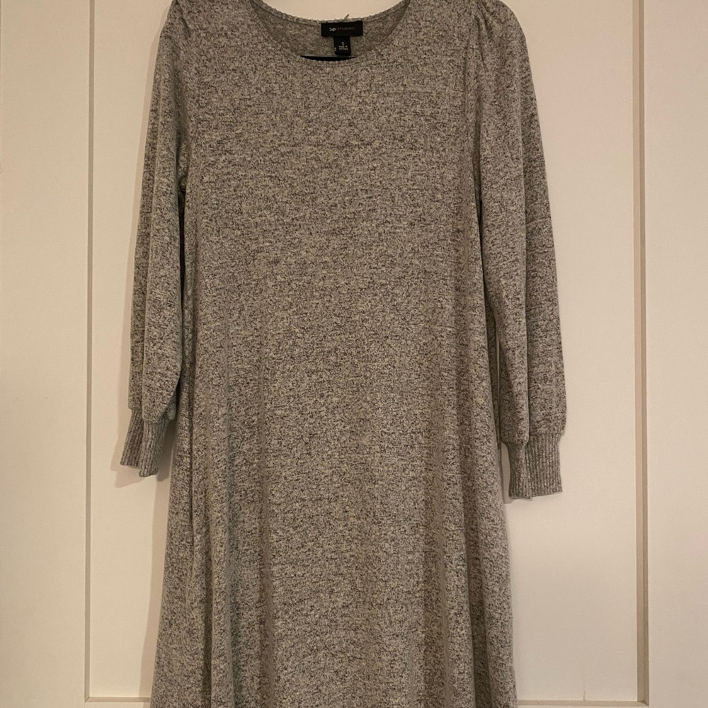 Grey Loose Flowy Dress